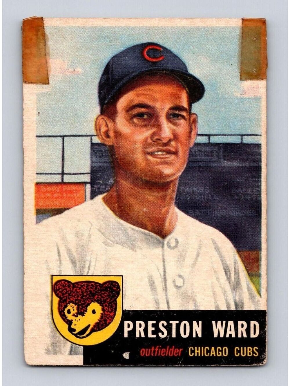 1953 Topps #173 Preston Ward Baseball Card